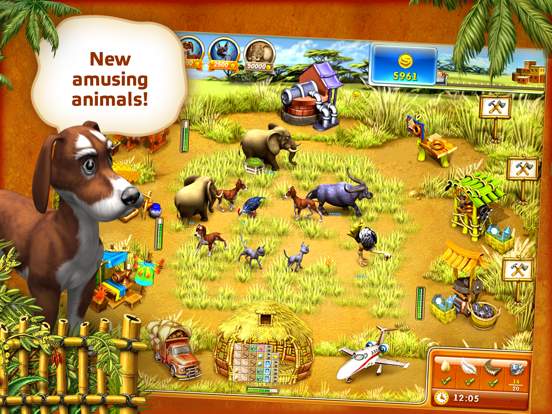 Farm Frenzy 3 Madagascar HD iPad screenshot 4 - Games app