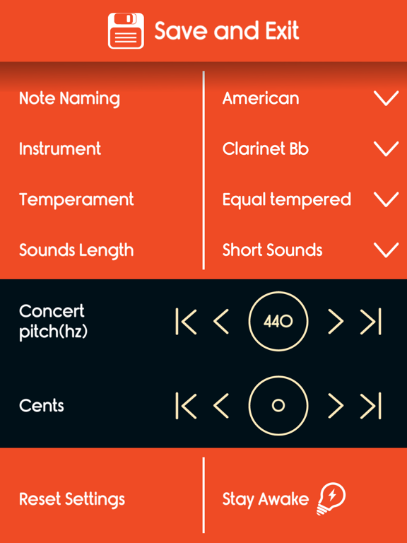 Screenshot #5 pour Clarinet Tuner