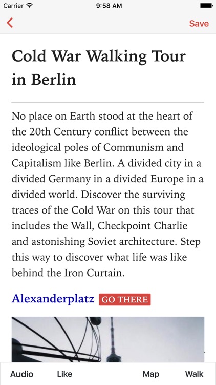 Cold War Walk in Berlin (L)