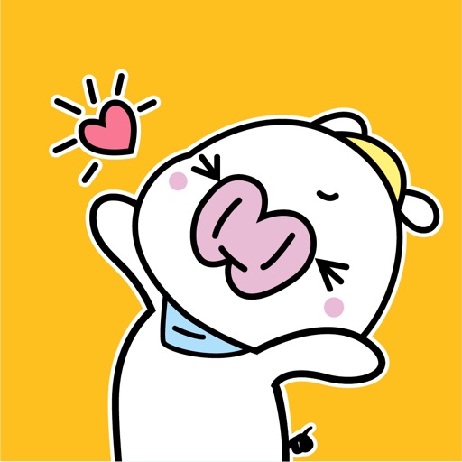 Sunny Pig Animated Stickers - AppWisp.com