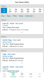 Twin Rivers YMCA screenshot #4 for iPhone