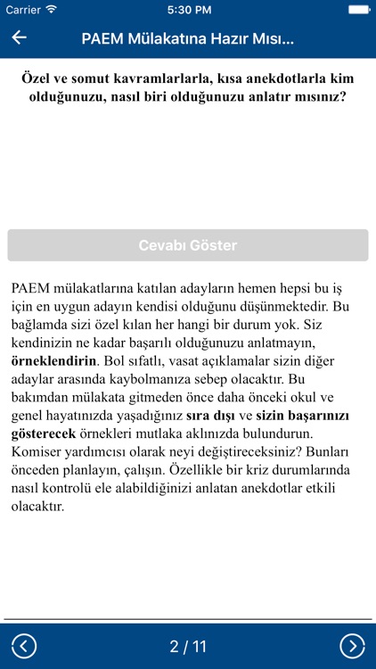 Polis Mülakatları Soru Bankası screenshot-4