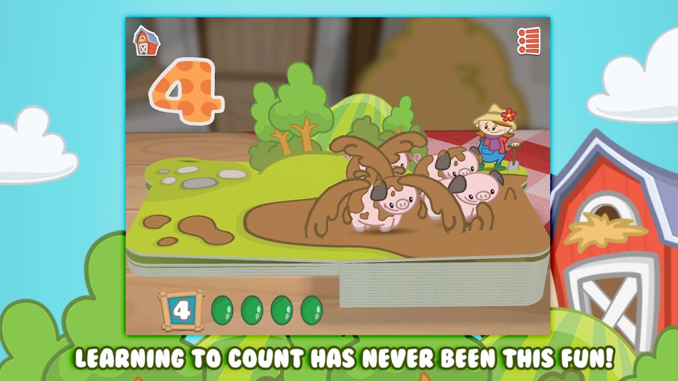 #3. Farm 123 - Learn to count! (iOS) 由: StoryToys Limited