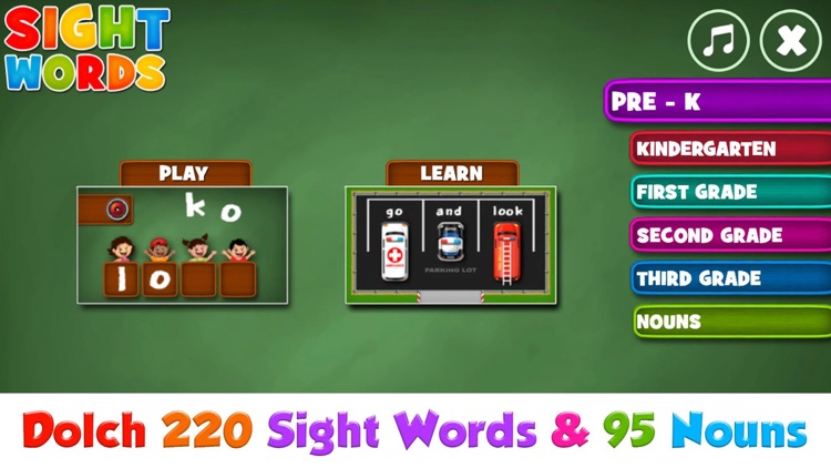 Sight Words Pre-K to Grade-3