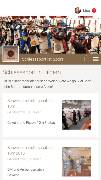 Schiesssport ist Sport