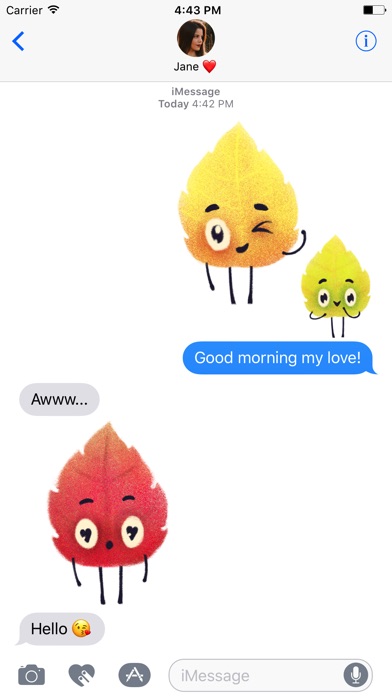 Falling in Fall - stickers screenshot 3