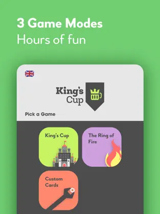 Captura de Pantalla 1 King's Cup: Drinking Game iphone
