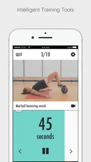 pilates workout routines iphone screenshot 1