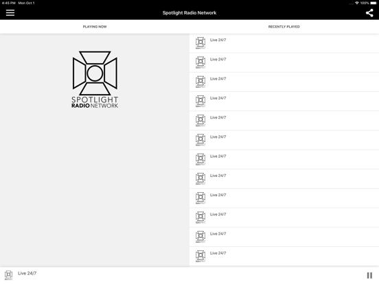 Screenshot #6 pour Spotlight Radio Network