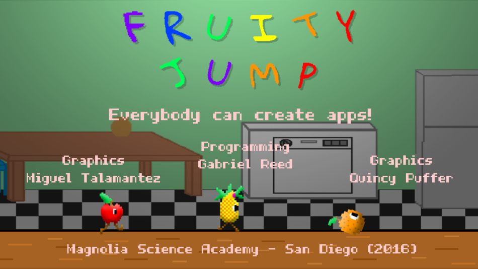 #5. Fruity Jump (iOS) 由: Deniz Kocoglu