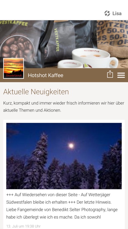 Wetterfotografie Sauerland