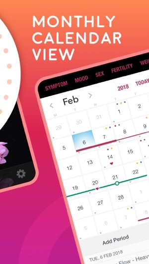 life period tracker calendar