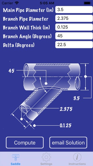 Pipe Saddle Layout Calculatorのおすすめ画像2