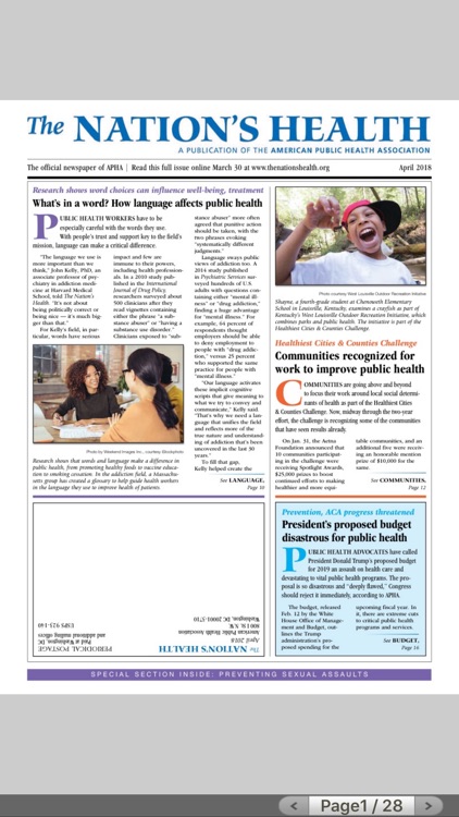 The Nation's Health Newspaper