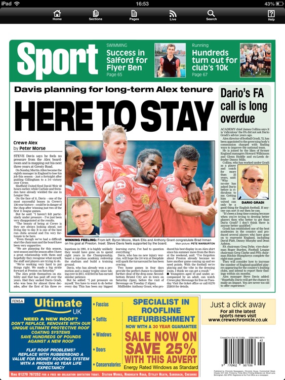 Crewe Chronicle newspaper screenshot-4