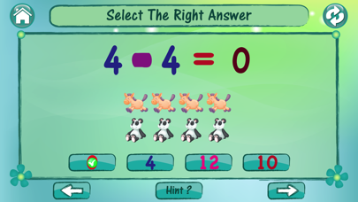 Math Addition Subtraction Game iPhone screenshot 6 - Education app