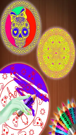 Game screenshot Хэллоуин мандалы рисования вес apk