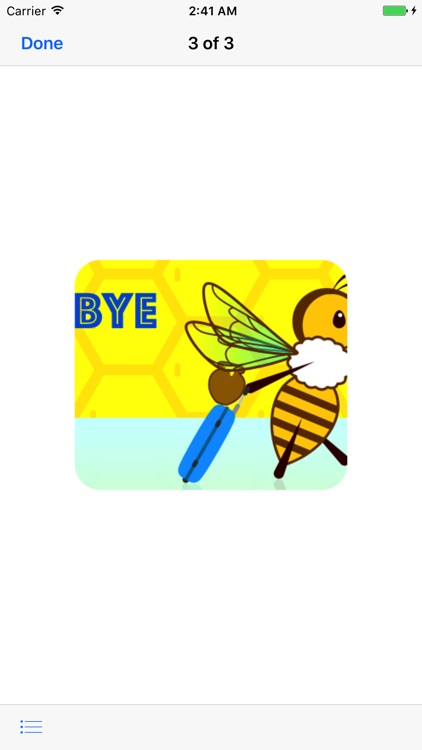 Animated Honey Bee Sticker