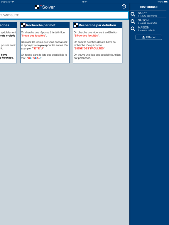 Screenshot #6 pour FSolver - Mots croisés