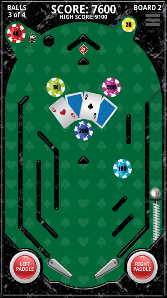 #3. Mini Pinball 4 Of A Kind Game (iOS) 由: Mike Hempfling