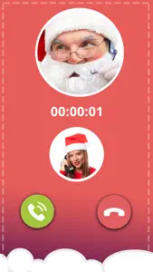 Santa Claus Fake Call Live screenshot #2 for iPhone