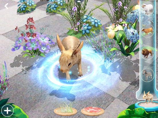 AR Land Zoo - Build & Feed iPad screenshot 2 - Education app