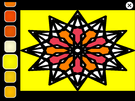 Mandala Design Colouring iPad screenshot