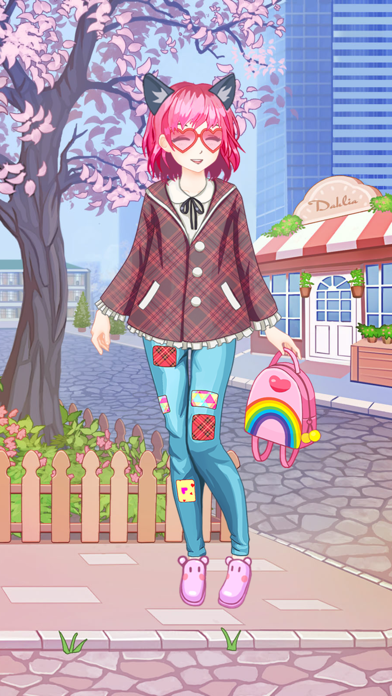 Anime Dress Up Fashion Games screenshot 3