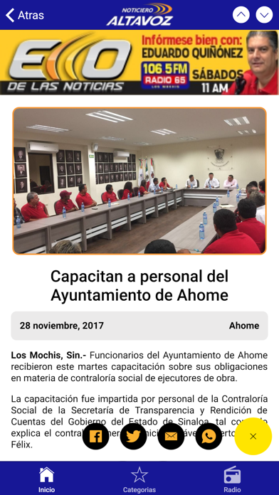 Screenshot #2 pour Noticiero Altavoz