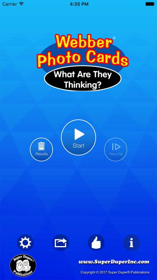 #1. SD "What Are They Thinking?" (iOS) Podle: Super Duper Publications