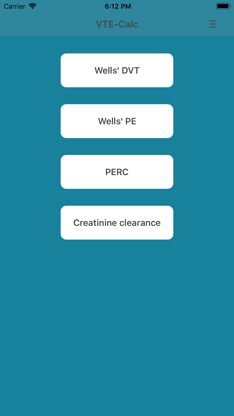 VTE Calc screenshot 1