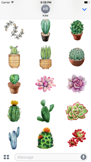 Watercolor Plants Stickers(圖3)-速報App