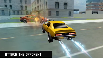 City Flying Futuristic Car : Fighting Battle Chase screenshot 4