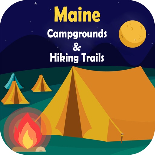 Maine Campgrounds & Hiking Tra icon