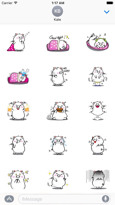 Little Devil Pig Stickers screenshot 2