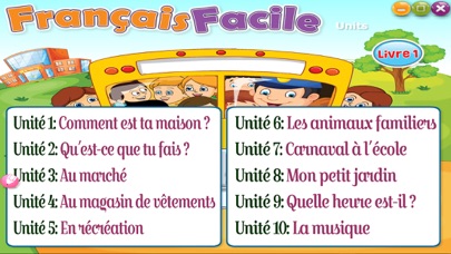 Screenshot #1 pour Francais Facile 1
