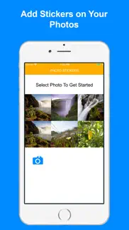 photo stickers - add stickers iphone images 1