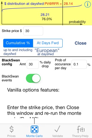 MCarloRisk for Stocks & ETFs screenshot 3