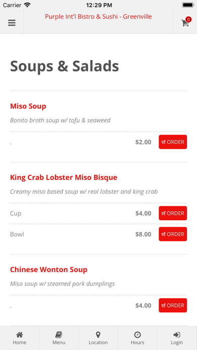 How to cancel & delete Purple Int'l Bistro & Sushi from iphone & ipad 3