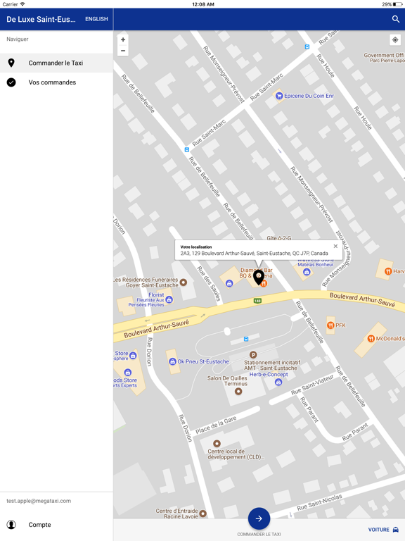 Screenshot #4 pour Taxi Deluxe St-Eustache