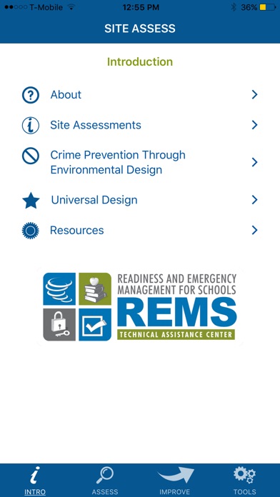 SITE ASSESS screenshot 2