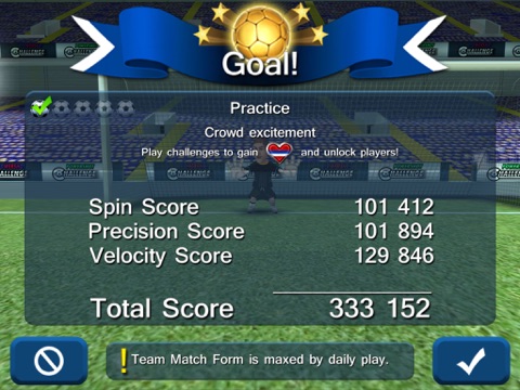 Tottenham Hotspur Striker Challenge screenshot 3