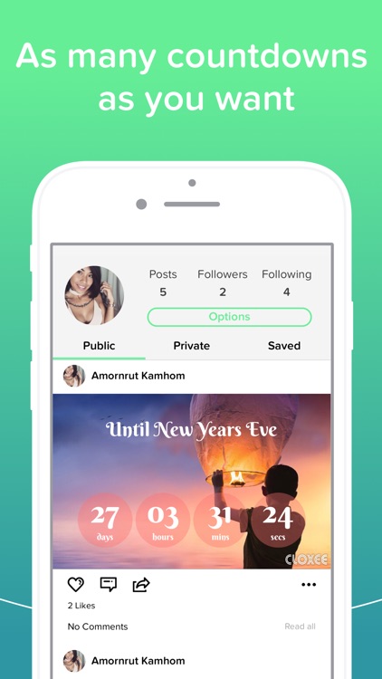 Cloxee - Countdown Widget screenshot-4