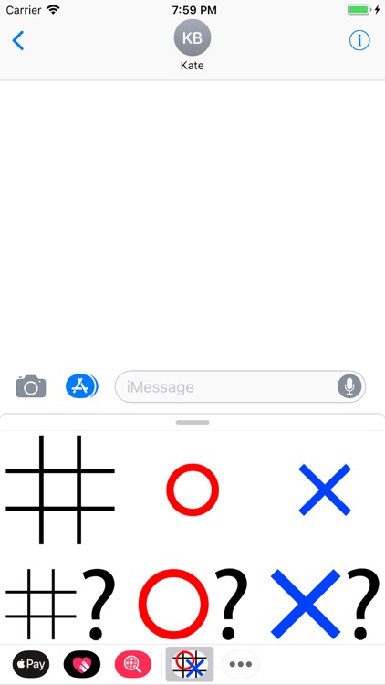 Tic Tac Toe Stickers Pack screenshot-0