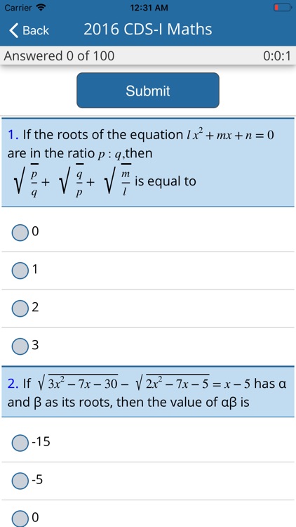 UPSC CDS Previous Papers