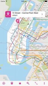 New York Rail Map Lite screenshot #1 for iPhone