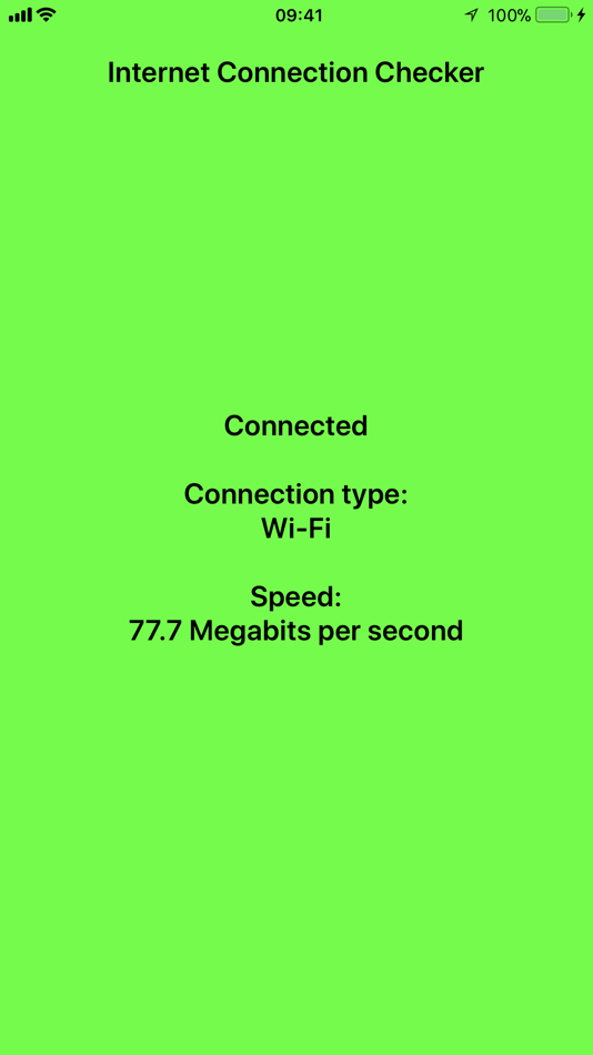 #1. Internet Connection Checker (iOS) Podle: Nicolas Schotten