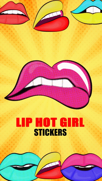 Hot Girl Lips Sticker
