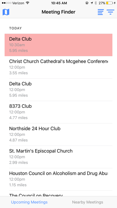 How to cancel & delete Meetings Finder from iphone & ipad 1