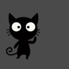 Black cat sticker pack